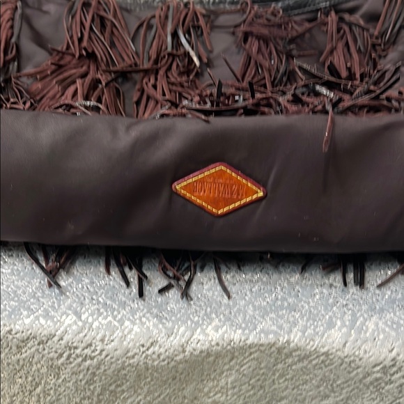 Mzwallace Fringe Leather Shoulder Bag - Brown - Picture 5 of 12